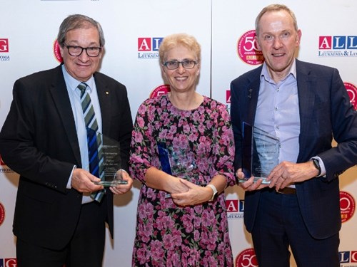 ALLG Life Members Jeffrey Szer, Angela Bayley, Peter Browett